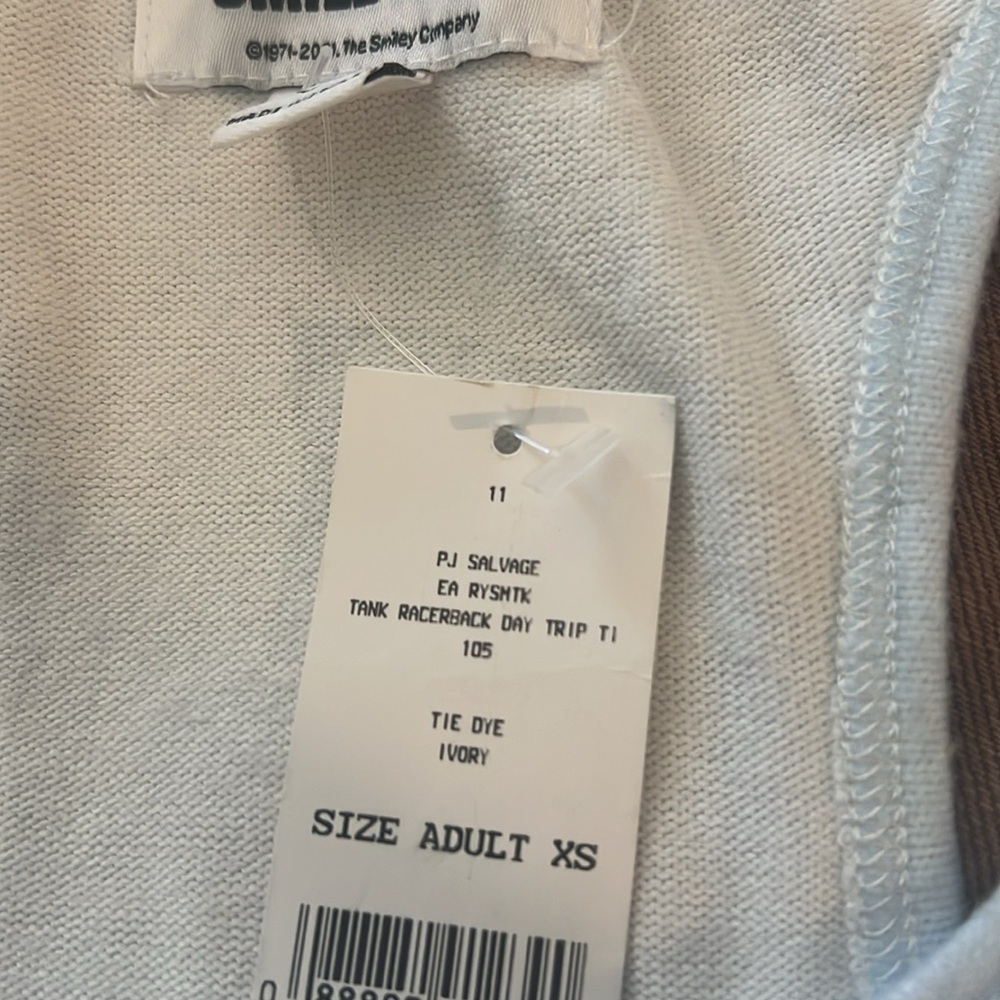 NWT PJ Salvage x Smiley Tank XS - Picture 9 of 9